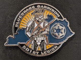 Bluegrass Garrison 501st Legion Challenge Coin Pre logo Change Hard to Find