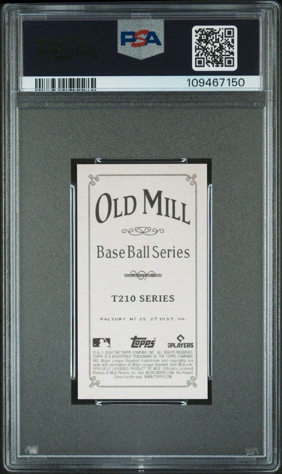 2024 Topps 206 Paul Skenes Rookie RC 1910 T210 PSA 9 MINT view 7