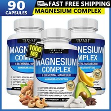 1000mg Magnesium Complex with 8 Types  for Sleep, Muscles  Health