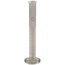 Graduated Cylinder, 100Ml, Glass, Clr, Pk12 (Formerly Lab Safety Supply), 5Yhy1
