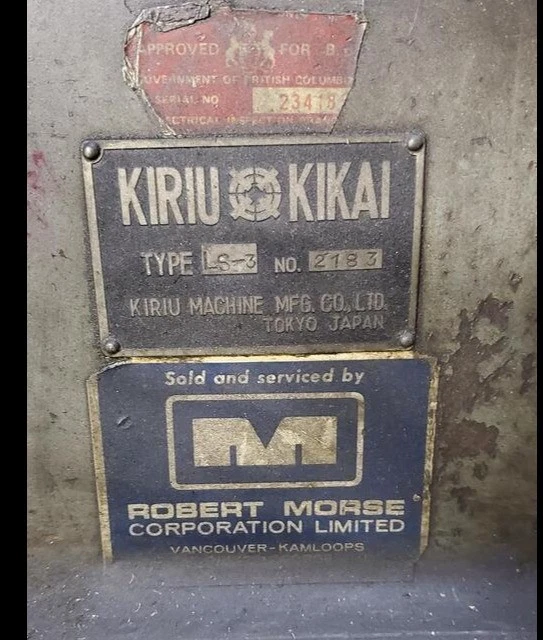 Torno torreta Kiriu Kikai LS3 - Tornos (metal) Foto 2 de 4