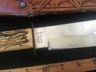 Vtg. Solingen Germany Schlieper Voos 13189 15" Fixed Blade Bowie Hunting Knife — photo 2