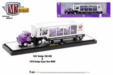 M2 Machines Auto Hauler 75 1957 Dodge 700 Coe 1970 Dodge Super Bee Hemi