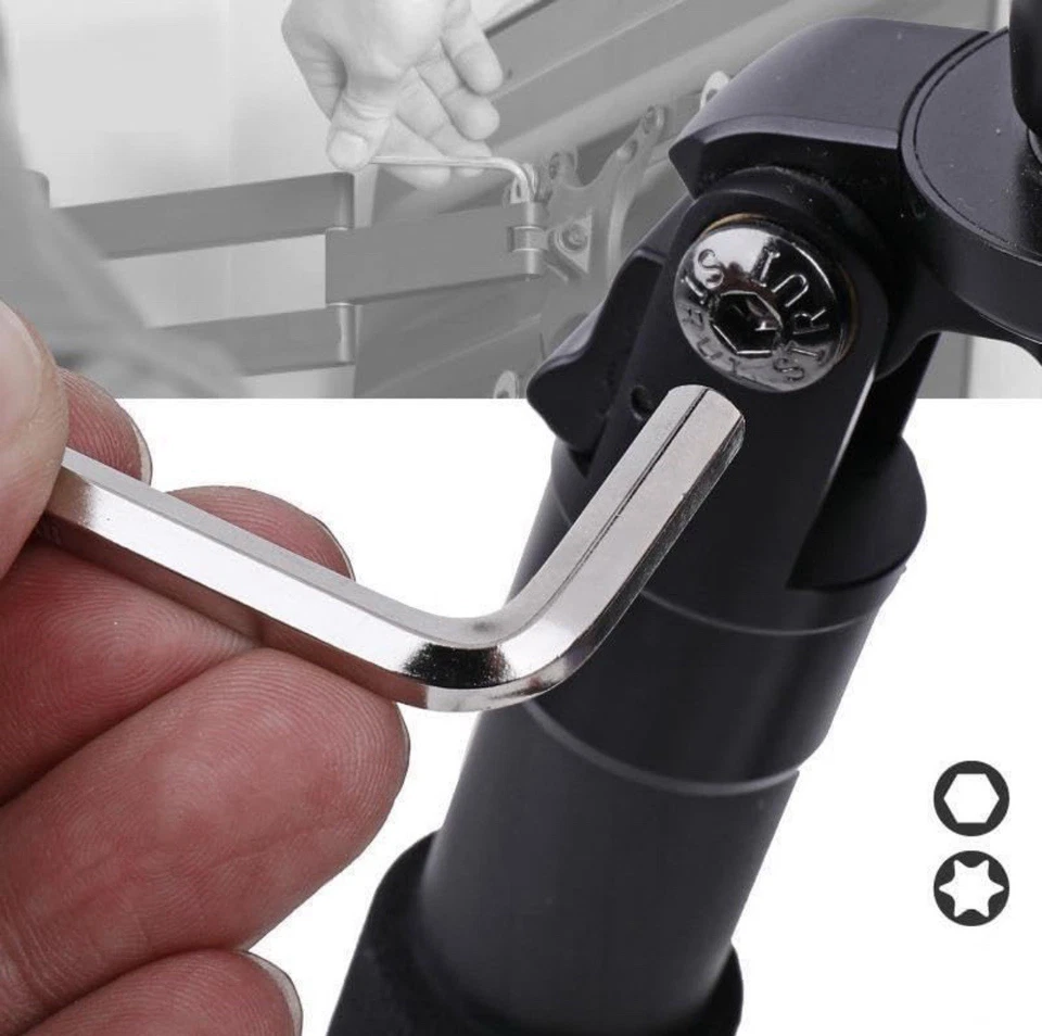 NEW 8 Pcs Allen Key Set (Metric Short L-type Spanner), silver - Image 4 of 4