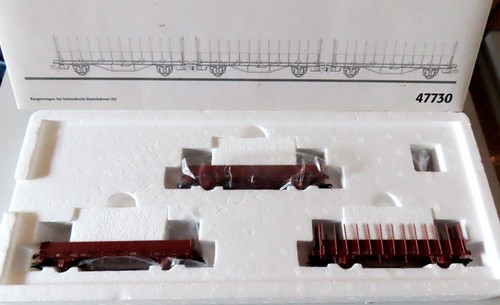 Märklin 47730 Rungenwagen-Set der SJ | Zustand: Gebraucht