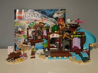 LEGO Elves 2016 ~ The Precious Crystal Mine 41177 ~ Naida ~ Used 99% Complete