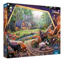 Buffalo Games Thomas Kinkade Disney Seven Dwarfs 1000 Piece Jigsaw Puzzle