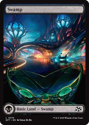 Swamp (0274) 274 Land Aetherdrift Magic: The Gathering Foil Near Mint