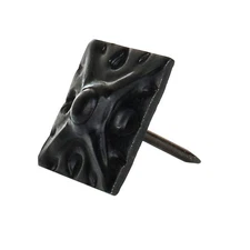 ® Square Art Upholstery Nails/Tacks 5/8" x 5/8" 17MMx17MM - 25 Pcs MATT Black...