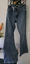 Vintage Gap Flare Stretch Blue Denim Jeans Women's Size 6 R Reg Stretch
