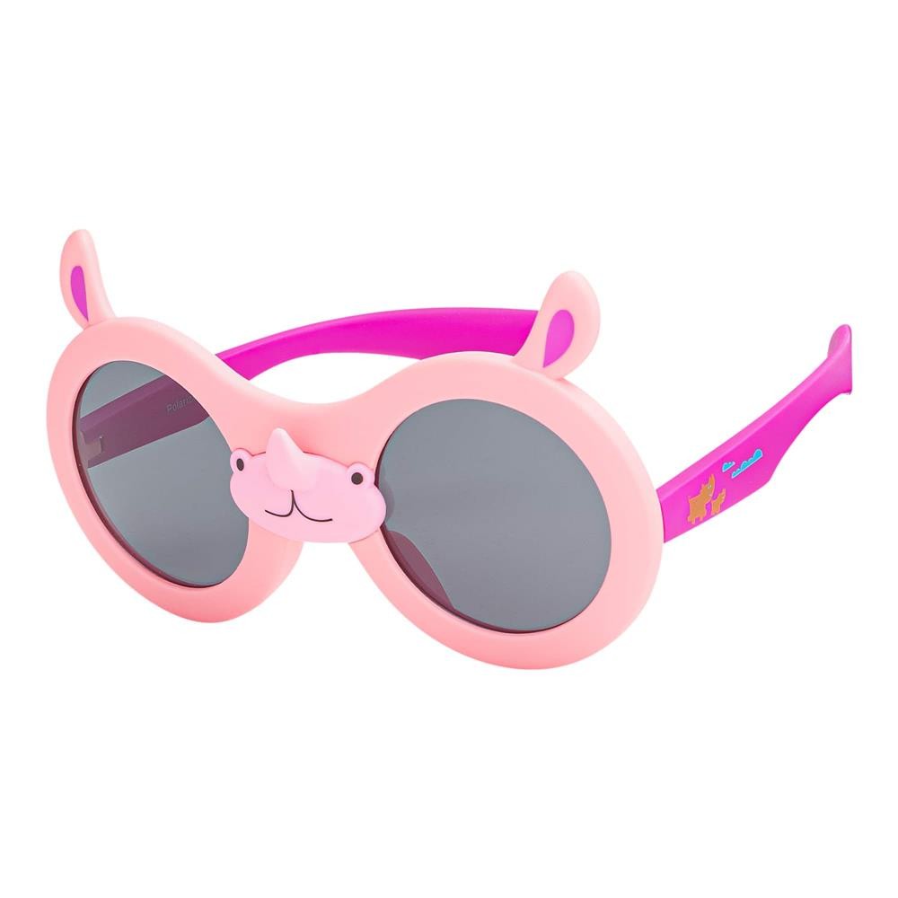 Sonnen Brille Polarisierte Klein-Kinder 100% UV Schutz 400 Nilpferd Motiv 30455