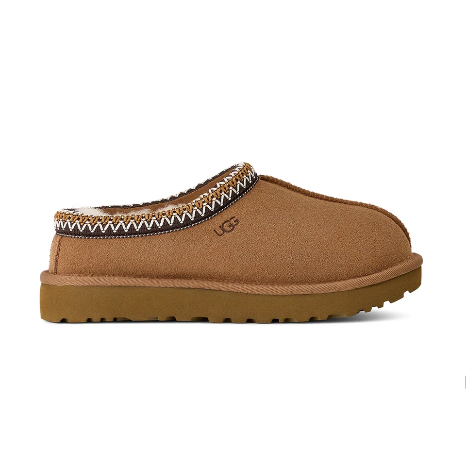 UGG Tasman II Castaño Clásico Zapatilla Gamuza Planos Zapatos para Mujer Nuevos y en Caja Foto 3 de 4