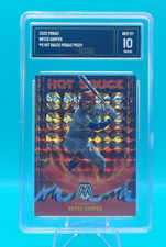 2022 Panini Mosaic #3 BRYCE HARPER Hot Sauce Mosaic Prizm - GMA GEM MT 10
