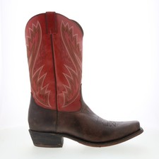 Nocona Boots Zayne HR5577 Mens Brown Leather Slip On Cowboy Western Boots 11.5