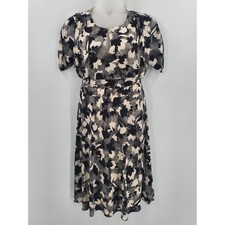 Women's Ralph Lauren Black Label Bubble Crepe Dress Size 16 A3