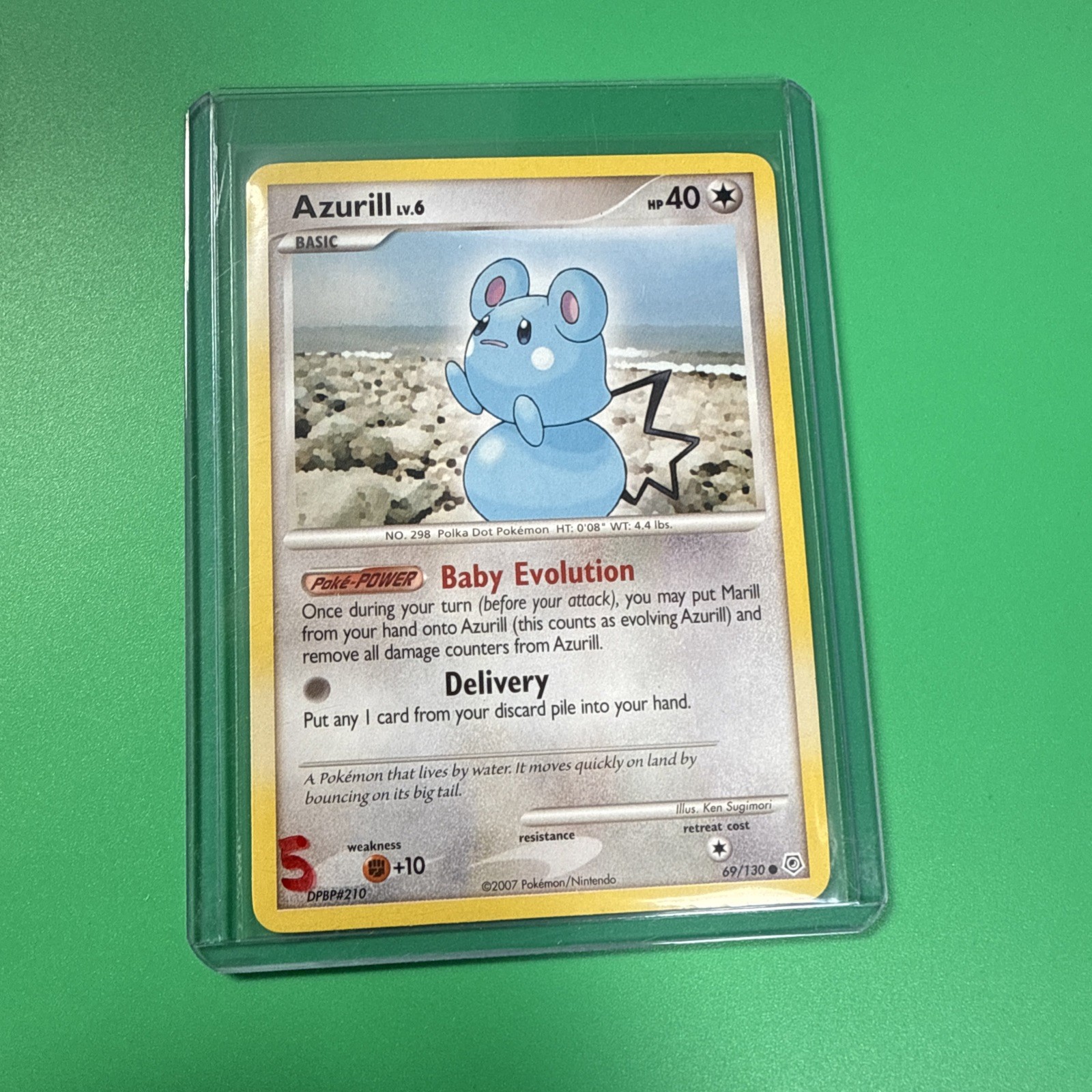 Pokemon Diamond and Pearl Common Azurill #69/130 LP 