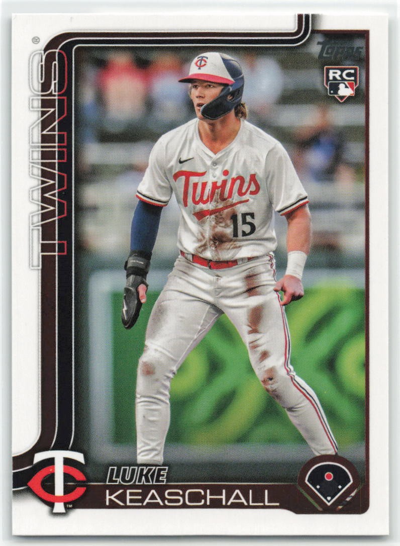 2025 Topps Update Series Luke Keaschall #US16 Minnesota Twins RC