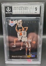 1992-93 Upper Deck Shaquille O'Neal #1B RC BECKETT 9 MAGICS