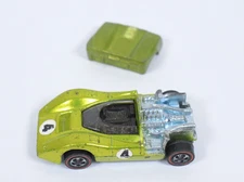AS IS Original 1968 Red Line Hot Wheels McLAREN M6A Antifreeze Green
