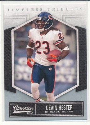 2010 Classics Devin Hester Timeless Tributes Silver /100