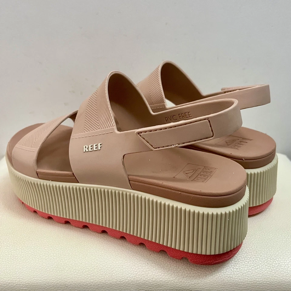 Босоножки REEF Cloud Water Vista на более высокой платформе для летних каникул женские 6 б/у в отличном состоянии 80 долл. США - Изображение 4 из 4