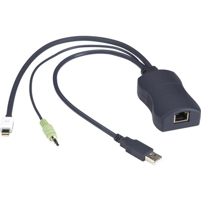 Black Box ServSwitch CX Server Access Module, USB, Mini DisplayPort, Audio
