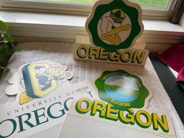 University of Oregon Ducks U of O Table Top Centerpiece Tailgate Decorations OLD