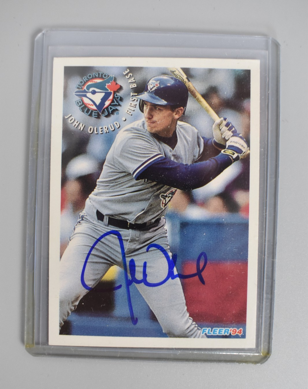 John Olerud Signed 1994 Fleer Autographed Card