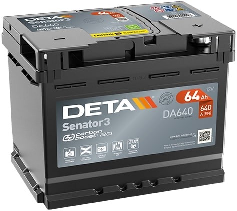 DETA DA640 Starter Battery for ,ABARTH,ALFA ROMEO,ALPINA,ARO,AUDI,AUSTIN,BENTLEY - Bild 2 von 3