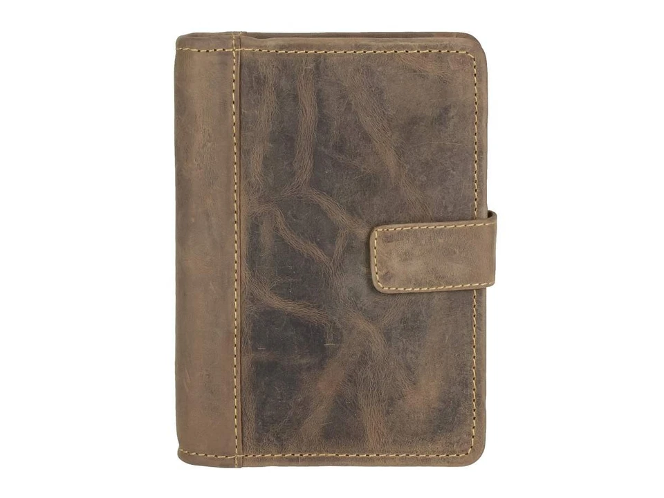 Greenburry Terminplaner Leder A6 Terminkalender braun antik Kalender 2025 - Bild 4 von 4