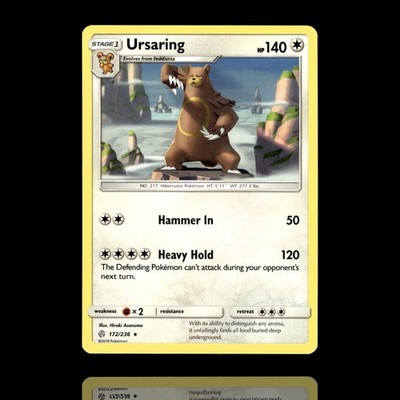   Ursaring | SM - Cosmic Eclipse | Rare | 172/236 | LP