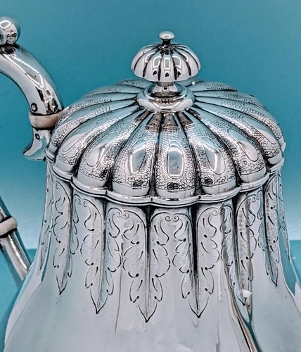 Victorian Aesthetic Silver Plate 3 Pc Tea Set Coffee Pot Sugar Cream Pitcher - Bild 5 von 17