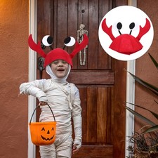 Halloween Crab Hat Red Crab Hat Cosplay Crab Hat Decorative Crab Hat for Women