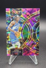 2023-24 Panini Select #107 Chris Livingston Rookie Cracked Ice Purple 89/99