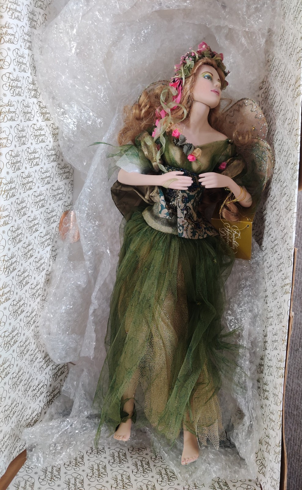 Superb Franklin Mint Titania Fairy Queen Midsummer Nights Dream Shakespeare Doll