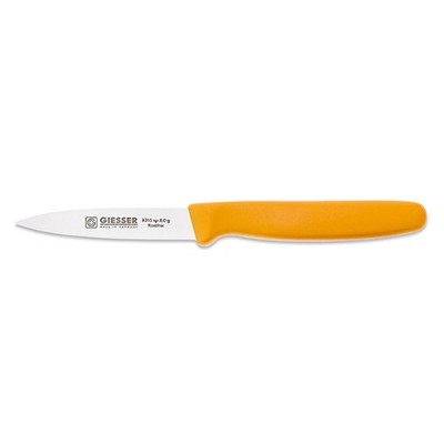 Giesser Schälmesser 8 cm gelb Gemüsemesser spitze gestanzte Klinge 8315 sp8,0 g