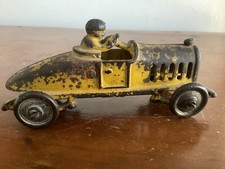 Antique Hubley Cast Iron Race Car 1920s