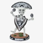 Las Vegas Raiders Calavera Glow In The Dark Bobblehead NFL Football