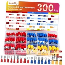 Wire Connectors Kit, Male and Female Spade Connectors, 17 Types 300PCS