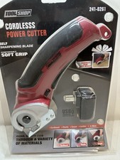 TIJERAS CORTADOR ELÉCTRICO INALÁMBRICO TIENDA HERRAMIENTAS TELA ALFOMBRA PLÁSTICO RECARGA 4V