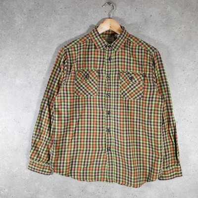 L.L.Bean Kariertes Button Down Hemd Damen XL Mehrfarbig