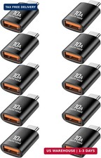 USB C to USB Adapter 10 Pack,Type C Male to USBA Female Adapter