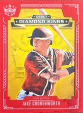 2021 PANINI DIAMOND KINGS DEBUT DIAMOND KINGS#DDK-SP JAKE CRONENWORTH RED FRAME
