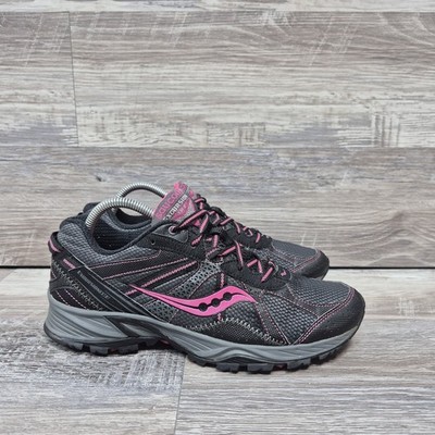 Saucony Excursion TR7 Trail Running Shoes Black Pink 15170-1 Womens Size 9.5 
