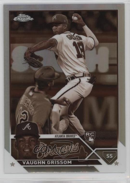 2023 Topps Chrome Sepia Refractor Vaughn Grissom #48 Rookie RC 1ow9