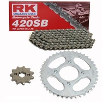 Kettensatz Suzuki TS 50 80-83 Kette RK 420 114 Offen 11/50