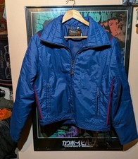 Sears Sports Center Puffer Style Jacket Men's Medium Navy Vintage 70s USA Made