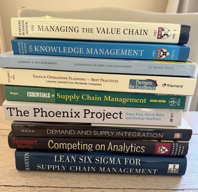 9-Book Supply Chain Operations Lot Phoenix Project Lean Six Sigma S&OP DevOps