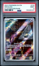 2023 POKEMON SVI EN-SCARLET & VIOLET ILLUSTRATION RARE #210 DROWZEE PSA 9