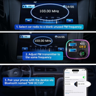Syncwire Bluetooth 5.4 FM Transmitter Car Adapter 48W (PD 36W & 12W) [Light Swit